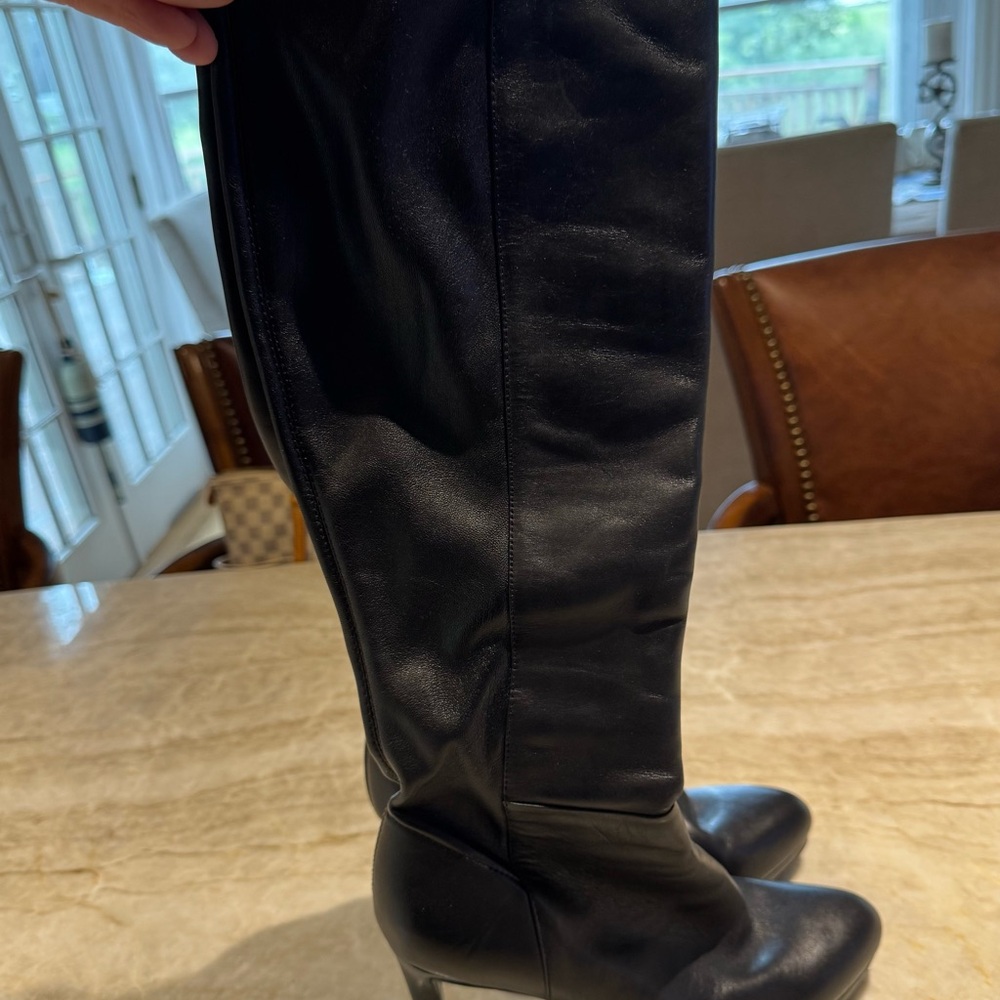 Nine West Black Over the Knee Boots, Size 8, Like new